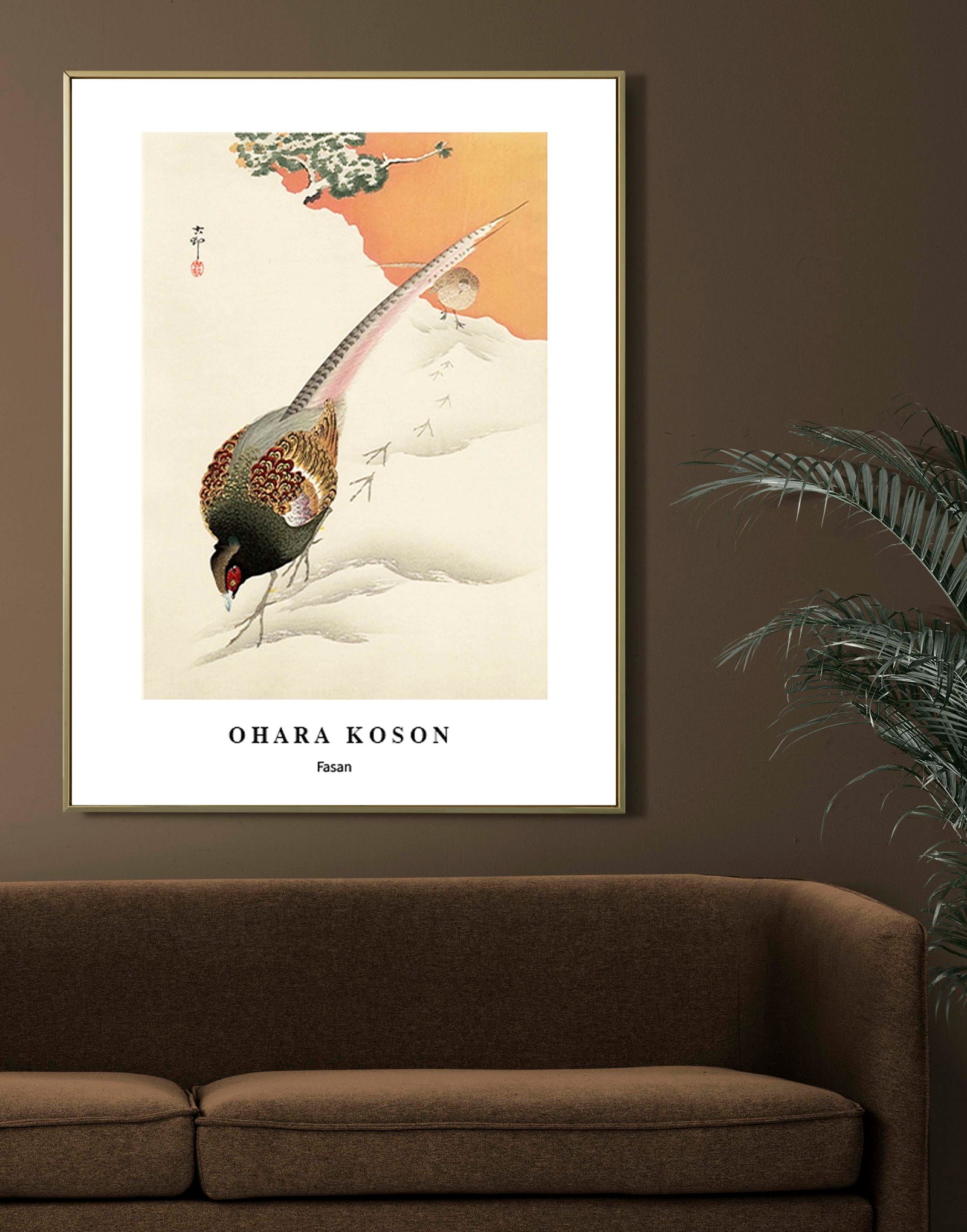 Ohara Koson - Fasan Poster - Hakyarts