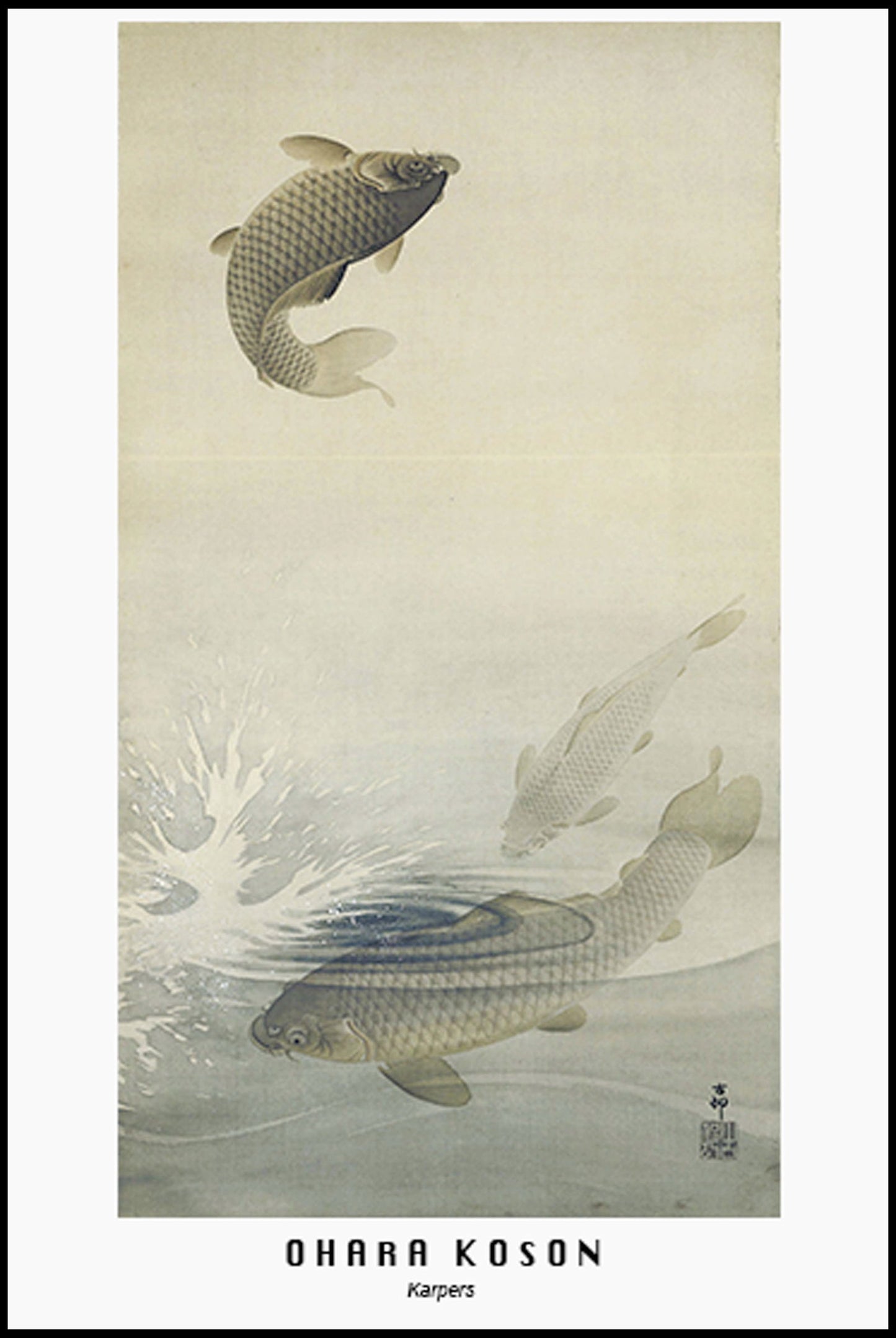 Ohara Koson - Karpers Poster - Hakyarts