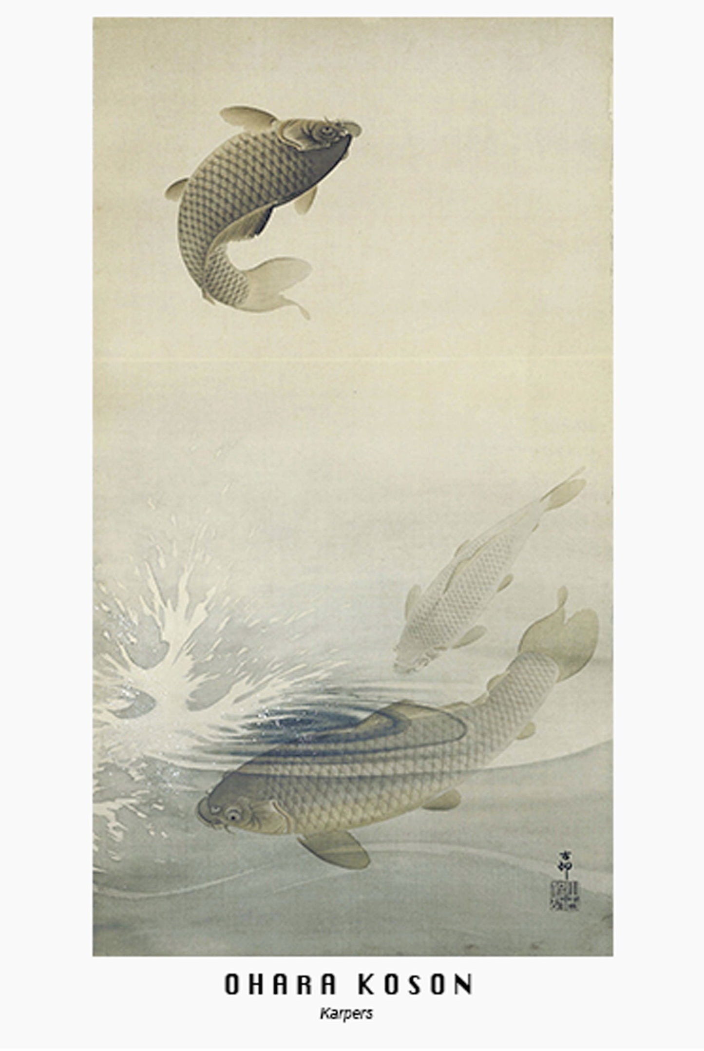 Ohara Koson - Karpers Poster - Hakyarts