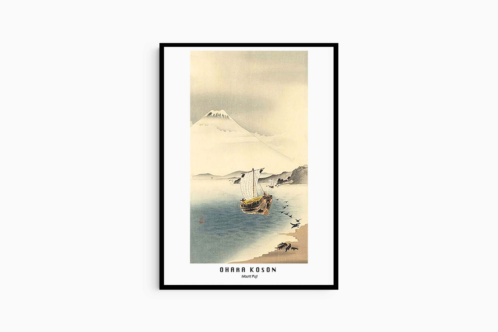 Ohara Koson - Mount Fuji Poster - Hakyarts