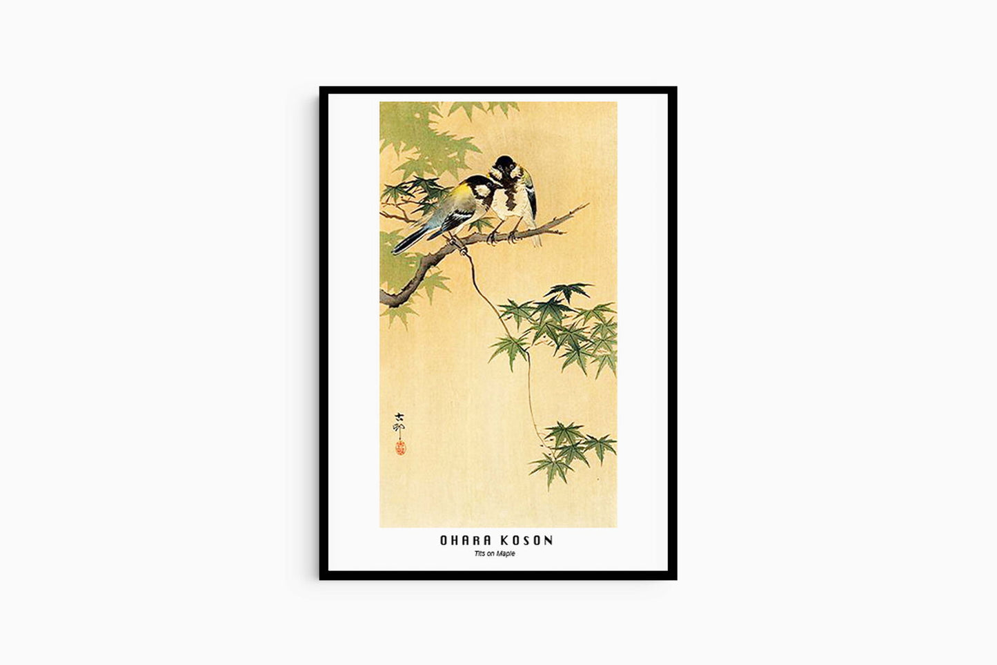 Ohara koson - Tits on Maple Poster - Hakyarts