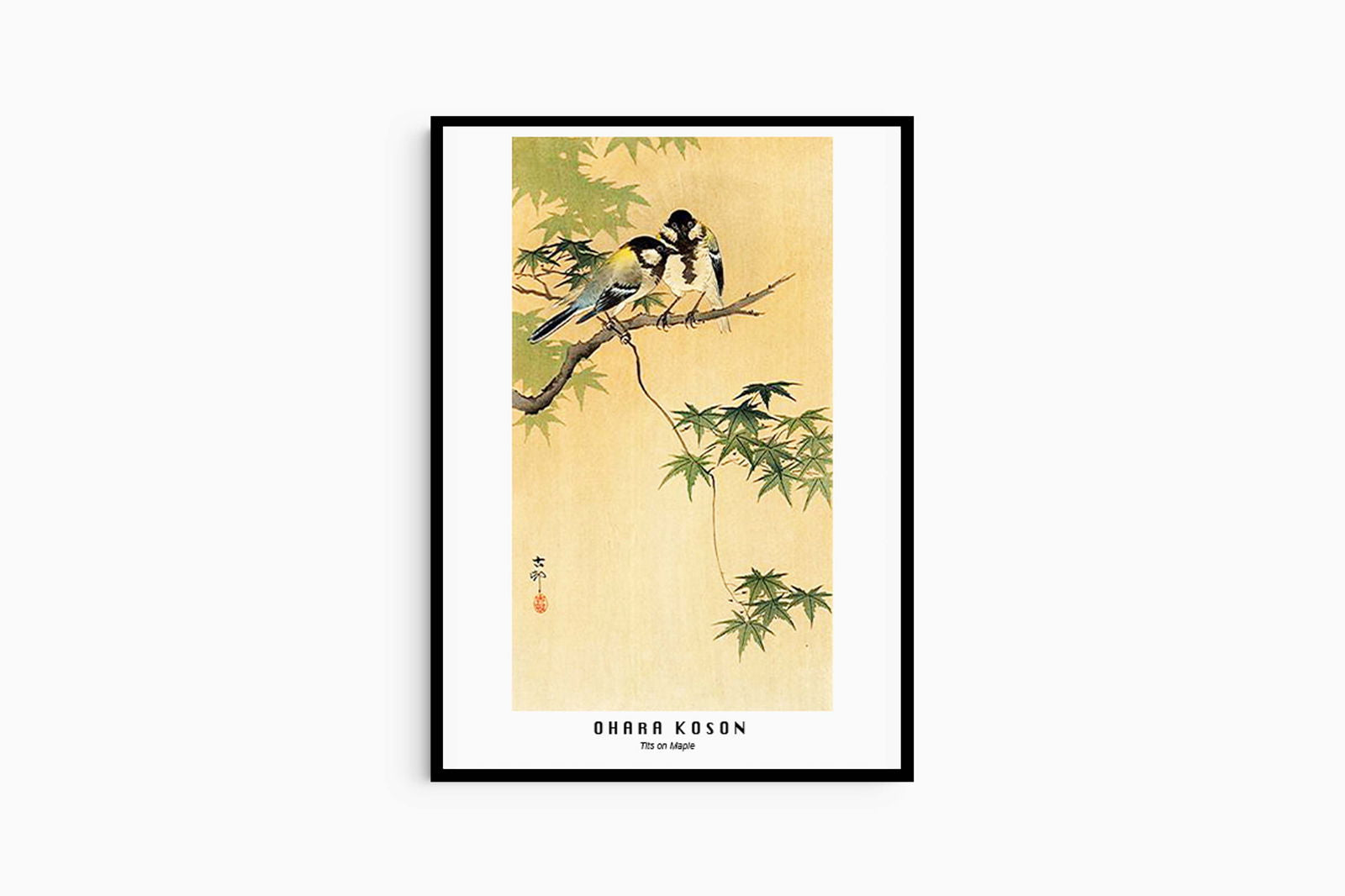 Ohara koson - Tits on Maple Poster - Hakyarts