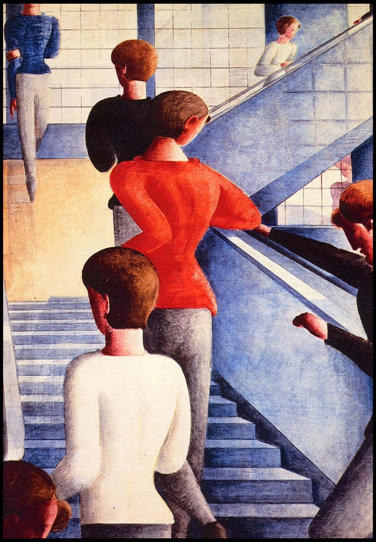 Oskar Schlemmer - Bauhaus Stairway - Hakyarts