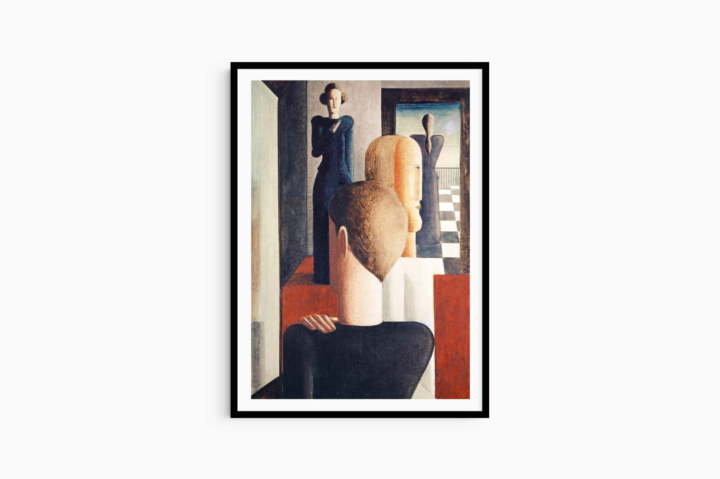 Oskar Schlemmer - Interior with Five Figures - Hakyarts