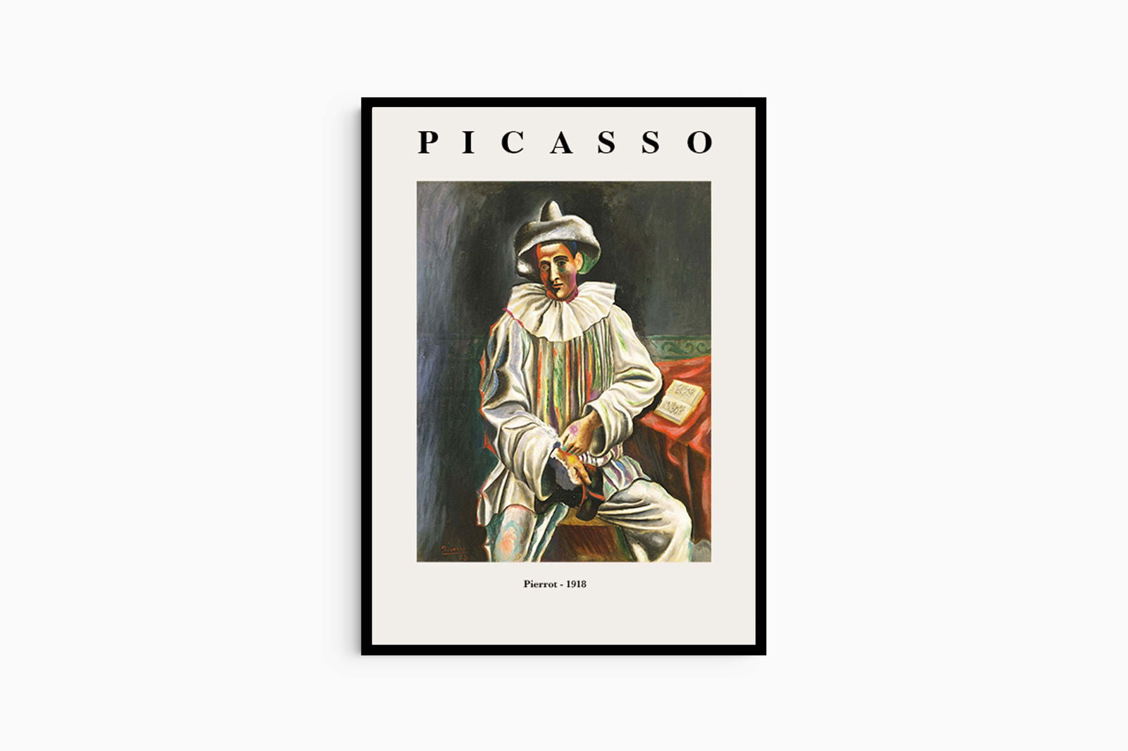 Pablo Picasso - Pierrot Poster - Hakyarts