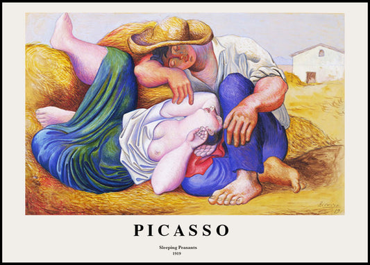 Pablo Picasso - Sleeping Peasants Poster - Hakyarts