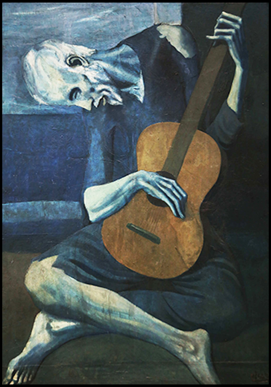 Pablo Picasso - Two Old Guitarist - Hakyarts