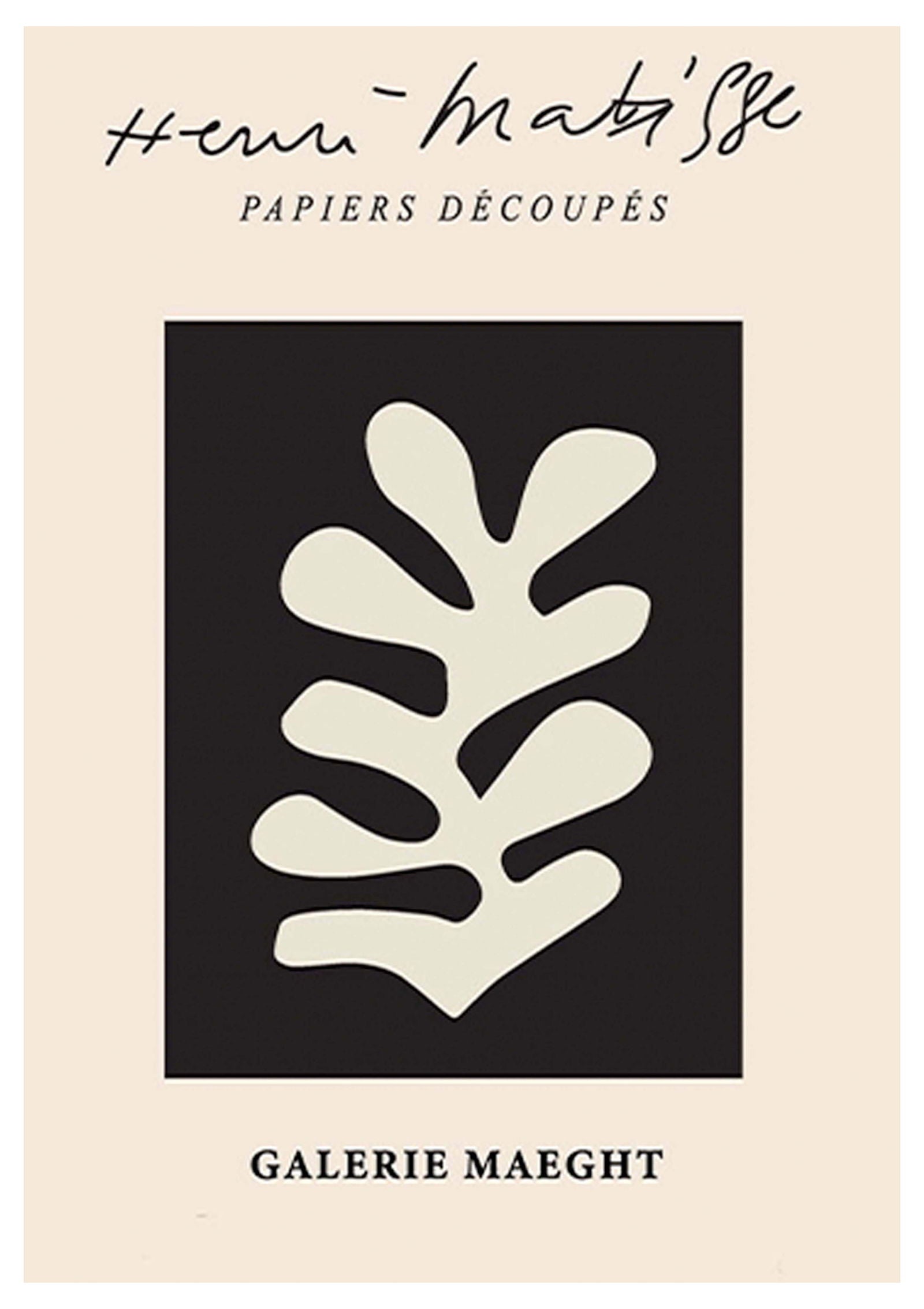 Papiers Découpés Gallery Maeght Poster - Hakyarts