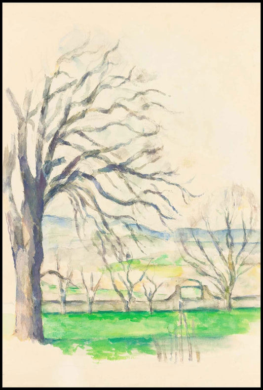 Paul Cézanne - Arbre Dépouillé Au Jas De Bouffan - Hakyarts