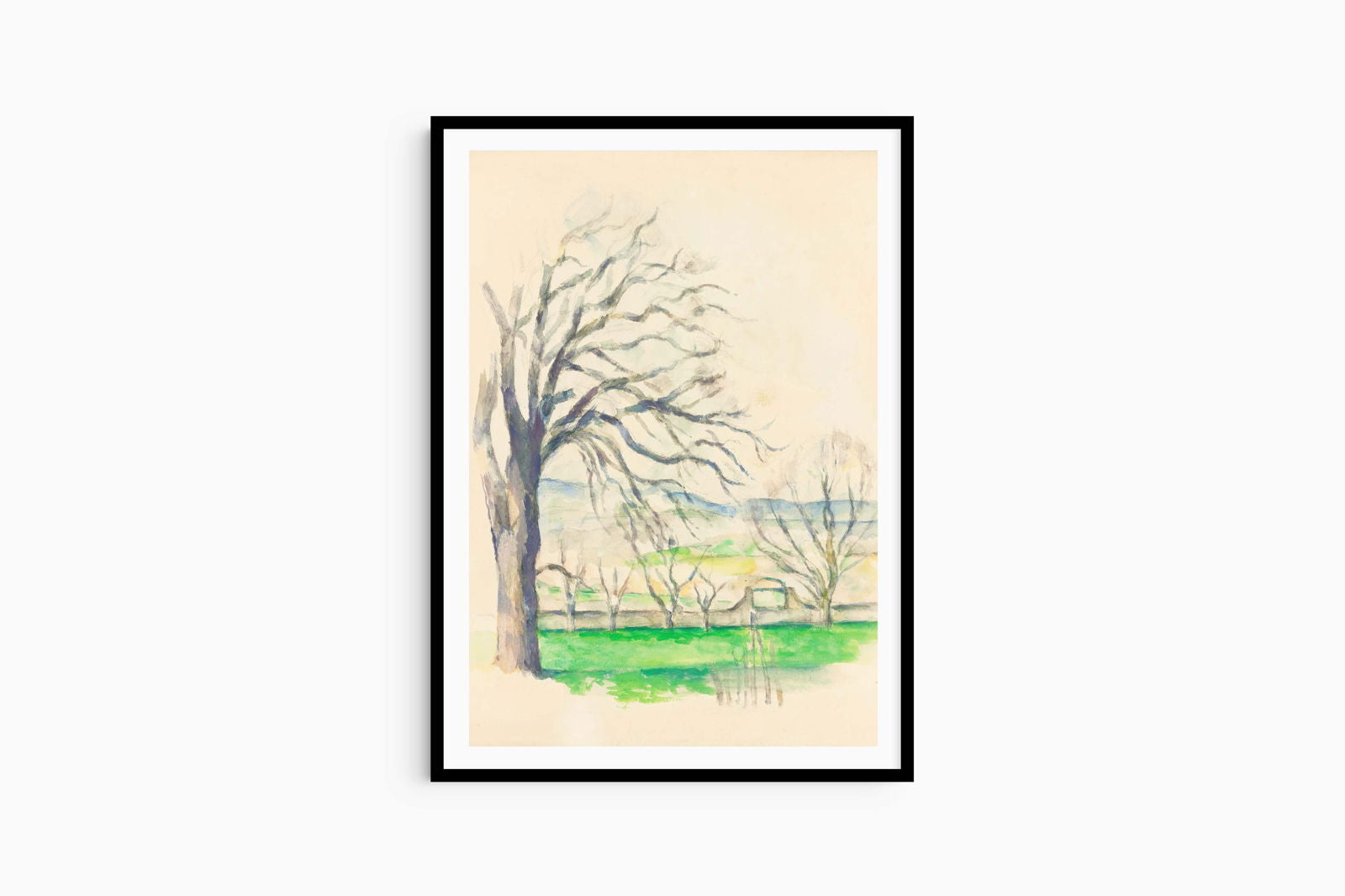 Paul Cézanne - Arbre Dépouillé Au Jas De Bouffan - Hakyarts