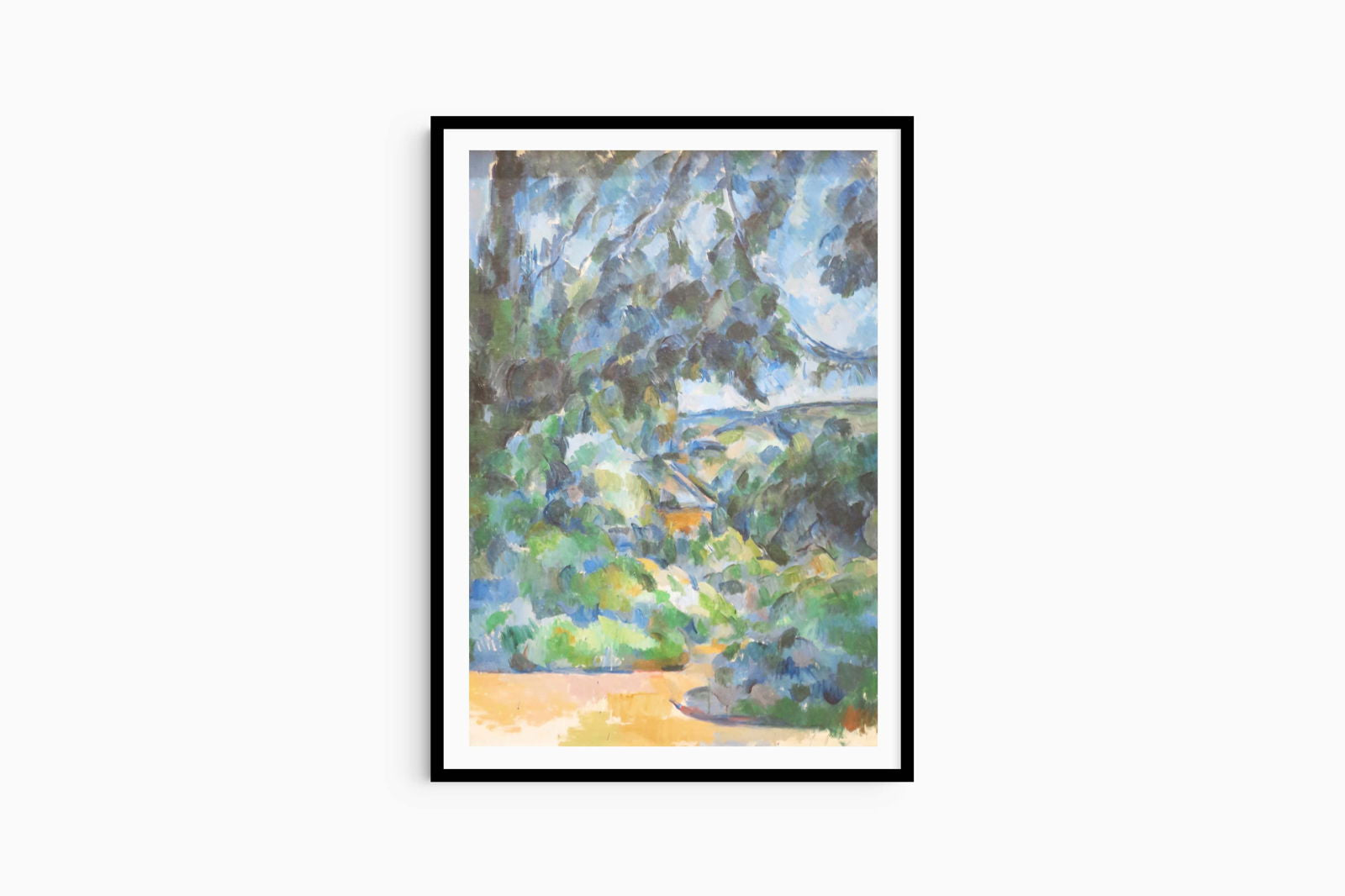 Paul Cézanne - Blue Landscape - Hakyarts