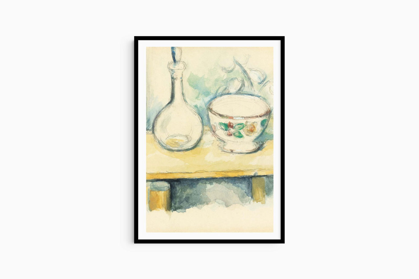 Paul Cézanne - Carafe Et Bol - Hakyarts