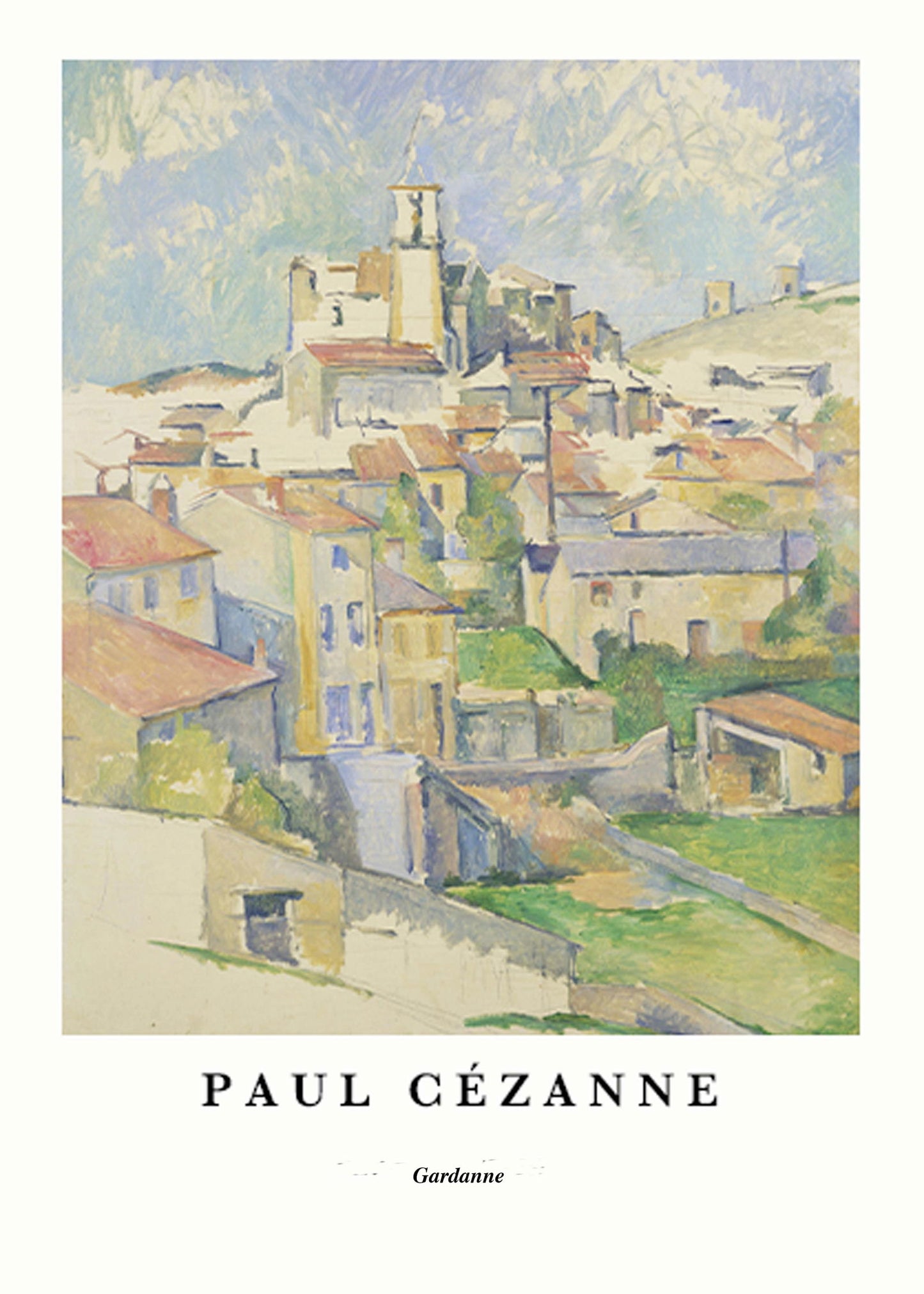 Paul Cézanne - Gardanne Poster - Hakyarts