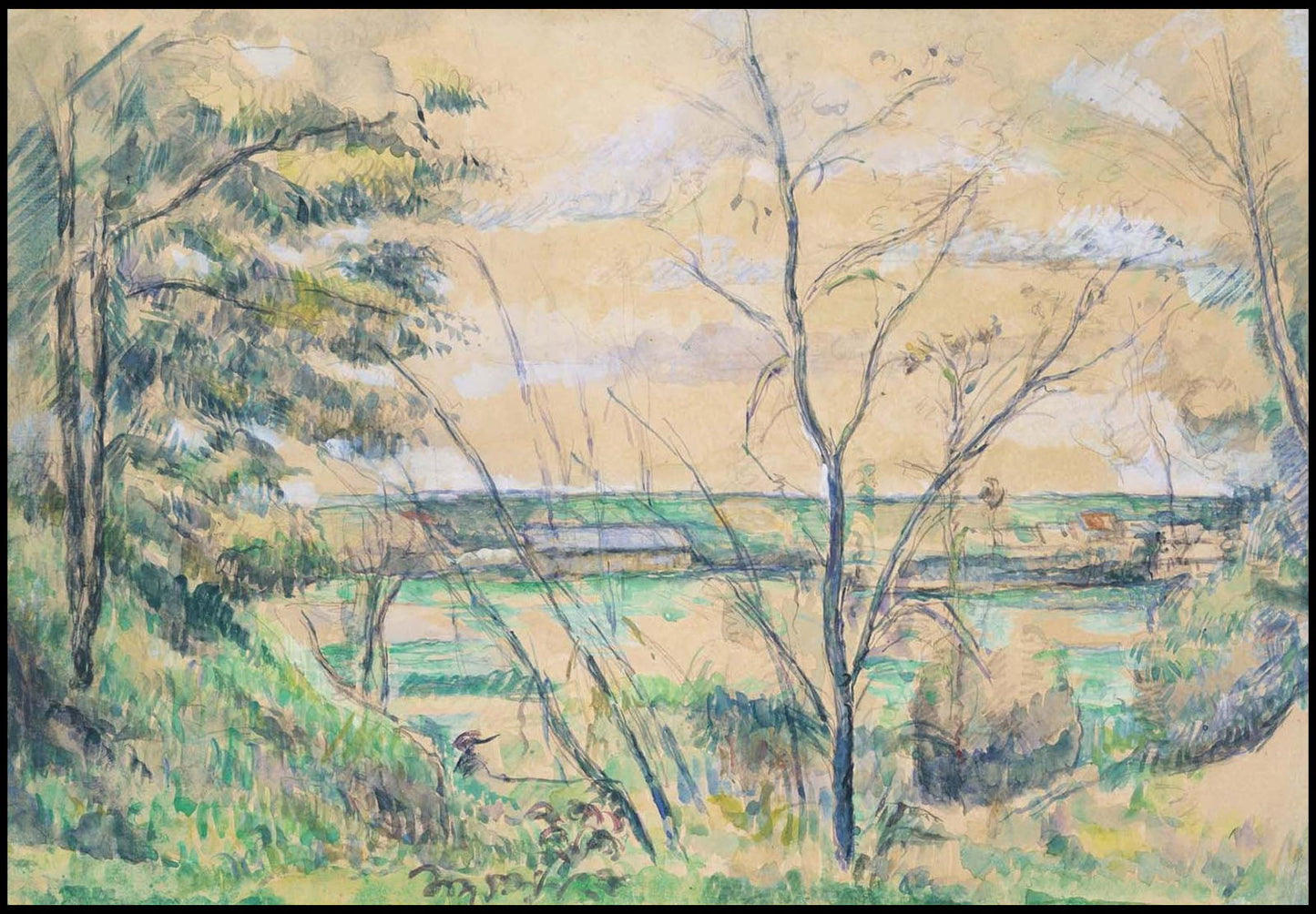 Paul Cézanne - In the Oise Valley - Hakyarts