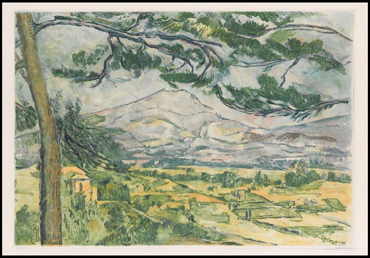 Paul Cézanne - La Montagne Sainte-Victoire - Hakyarts