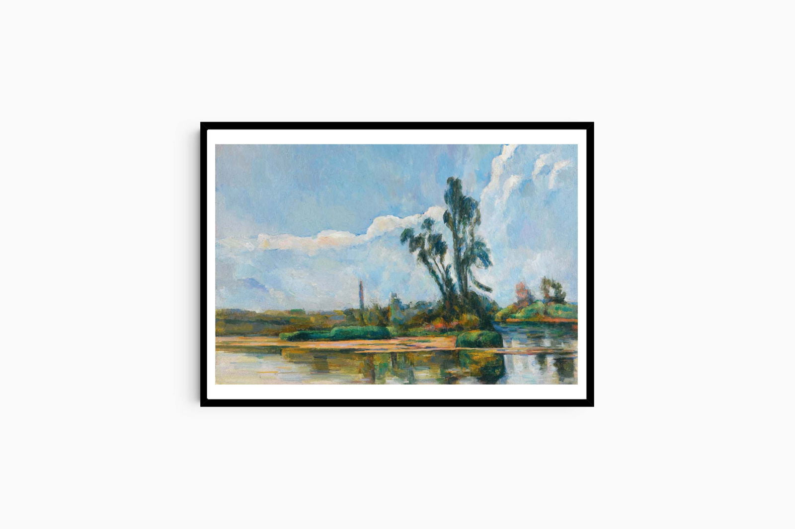 Paul Cézanne - La Rivière - Hakyarts