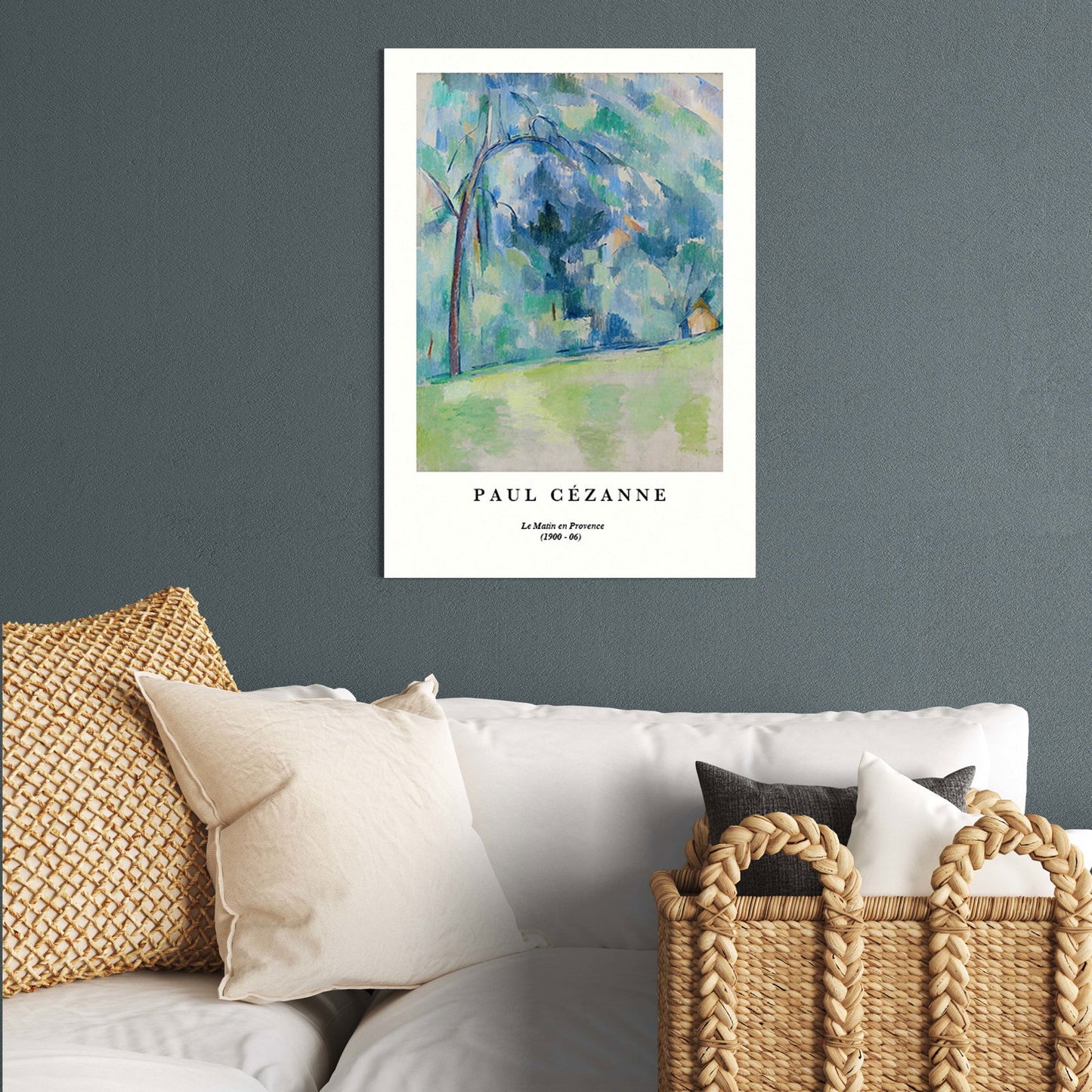 Paul Cézanne  - Le Matin en Provence Poster - Hakyarts