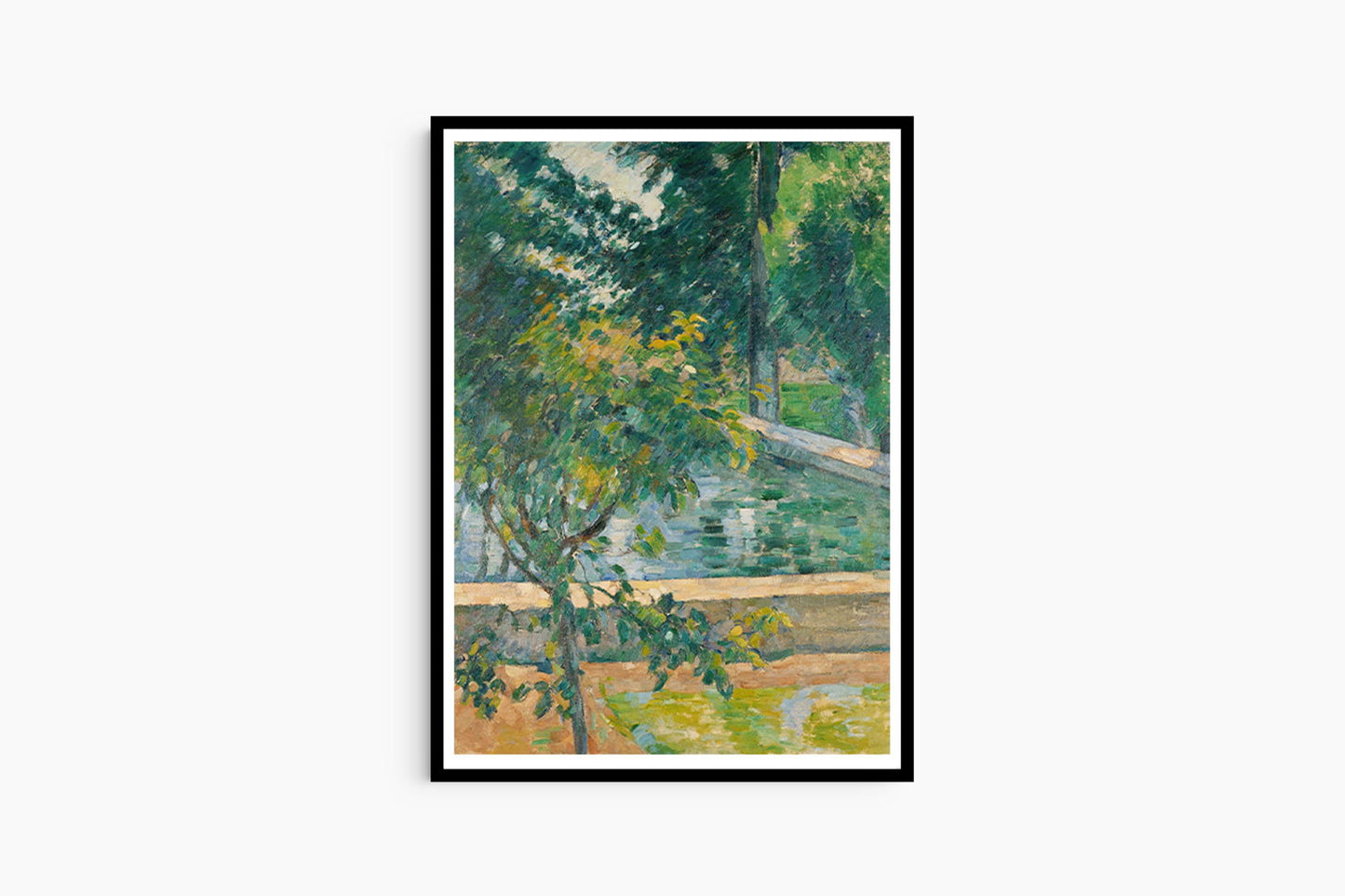 Paul Cézanne - Le bassin du Jas de Bouffan - Hakyarts