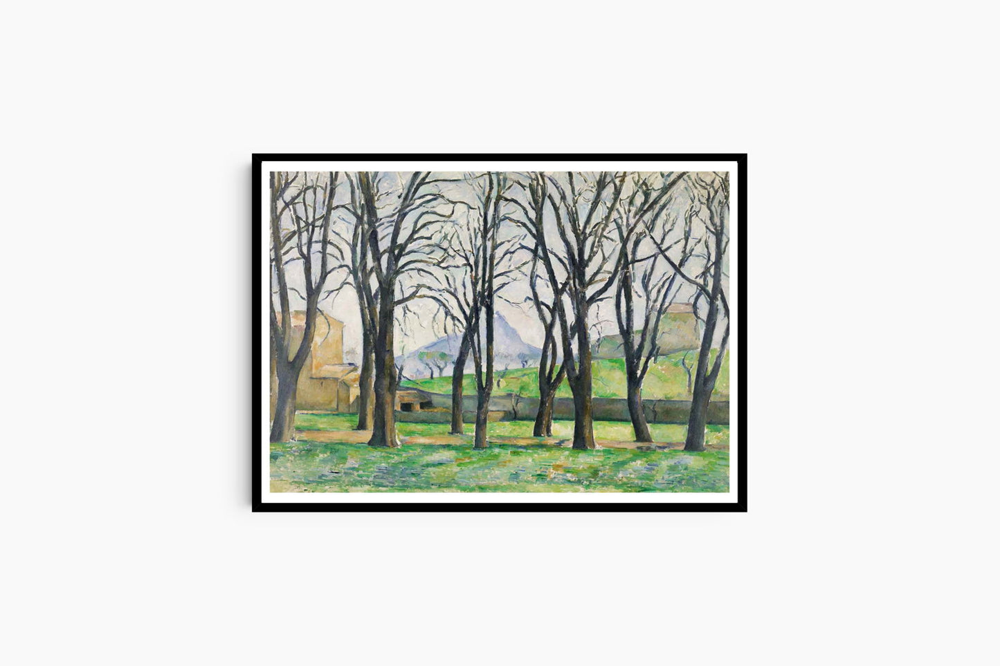 Paul Cézanne - Les Marronniers du Jas de Bouffan en Hiver - Hakyarts