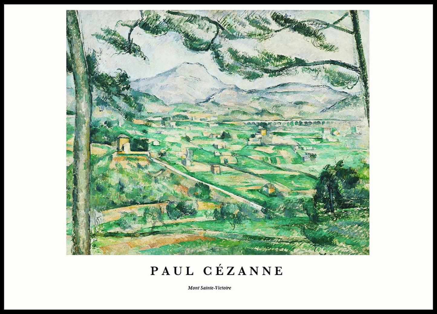 Paul Cézanne - Mont Sainte-Victoire Poster - Hakyarts