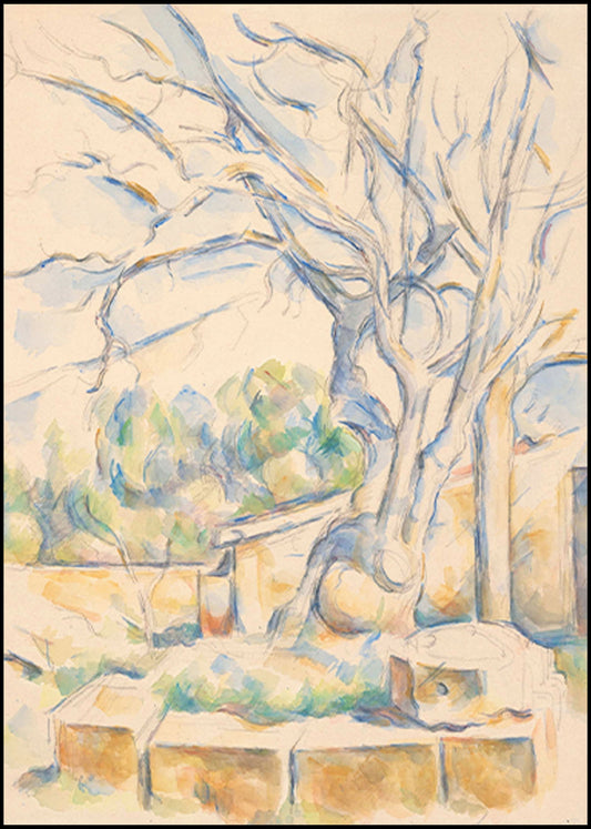 Paul Cézanne - Pistachio Tree at Château Noir - Hakyarts