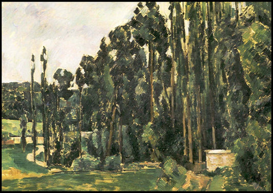 Paul Cézanne - Poplars - Hakyarts