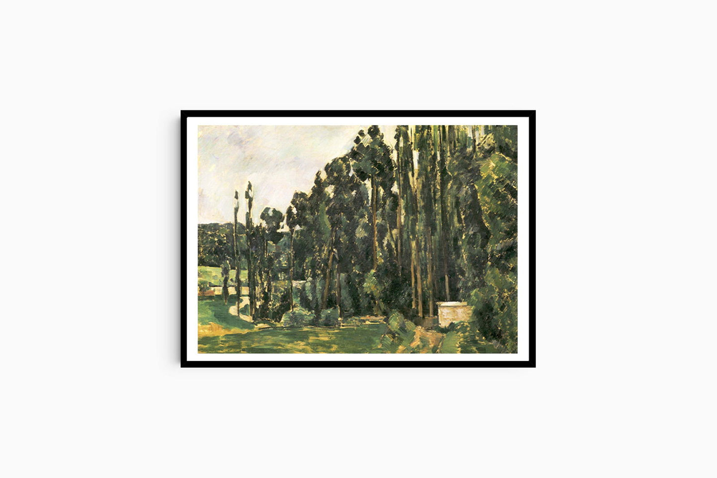 Paul Cézanne - Poplars - Hakyarts