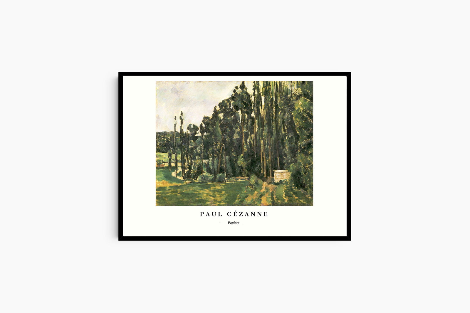 Paul Cézanne - Poplars Poster - Hakyarts