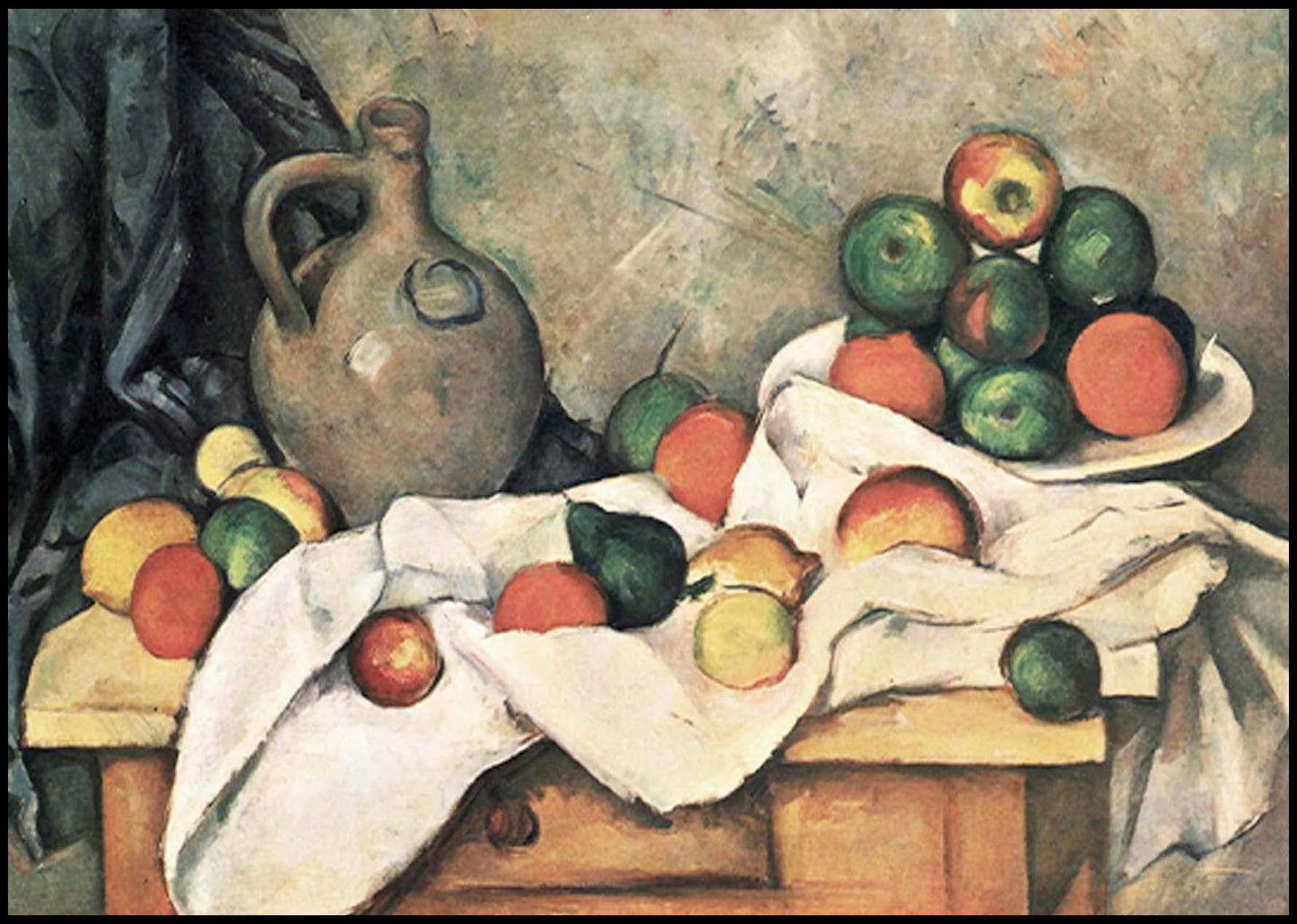 Paul Cézanne - Rideau 'Cruchon et Compotier' - Hakyarts