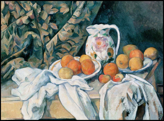 Paul Cézanne - Still Life with a Curtain - Hakyarts