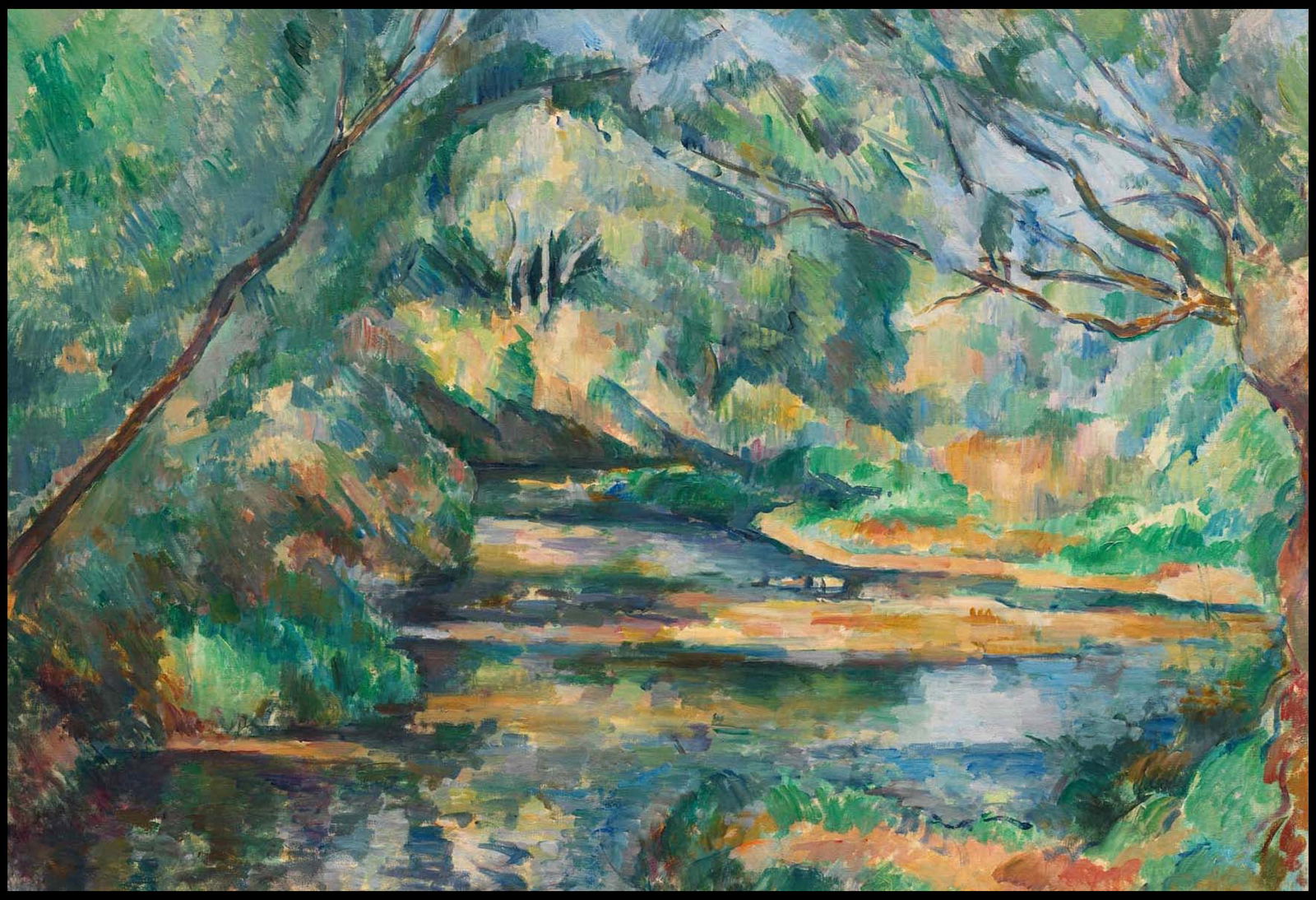 Paul Cézanne - The Brook - Hakyarts