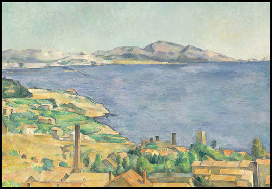 Paul Cézanne - The Gulf of Marseilles Seen from L’Estaque - Hakyarts