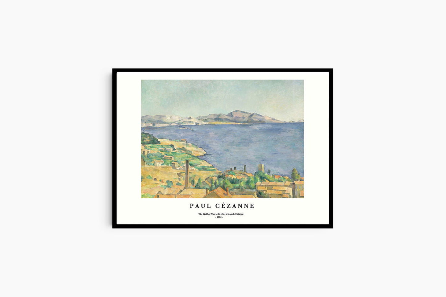 Paul Cézanne - The Gulf of Marseilles Seen from L’Estaque Poster - Hakyarts