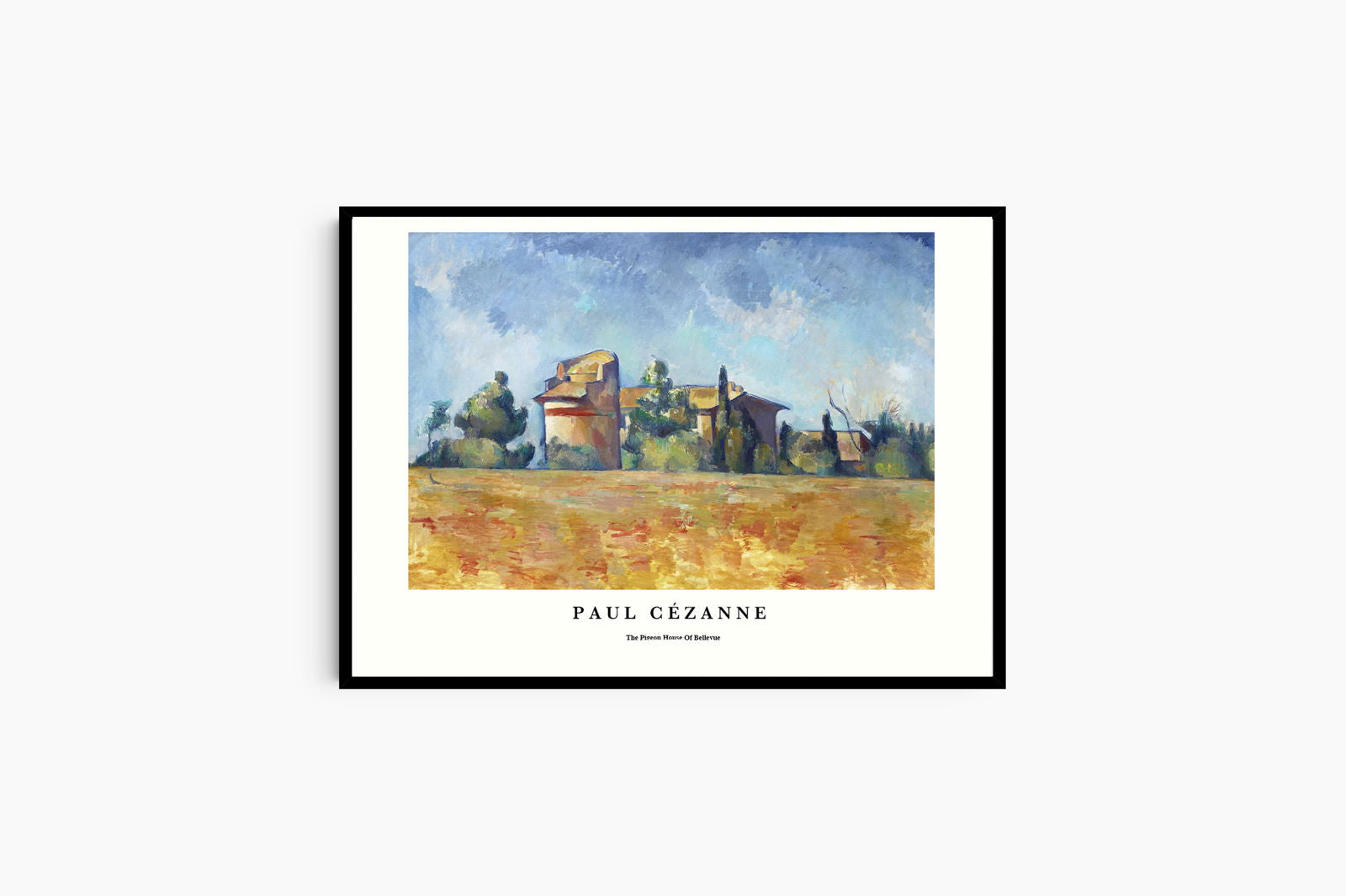 Paul Cézanne - The Pigeon House of Bellevue Poster - Hakyarts