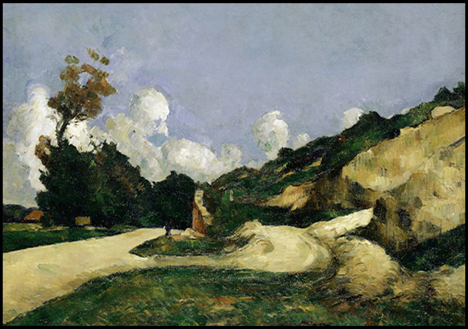 Paul Cézanne - The Road - Hakyarts