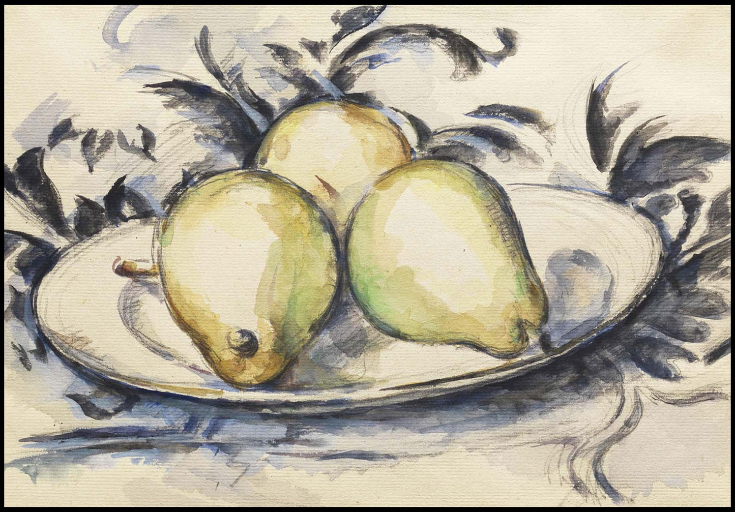 Paul Cézanne - Three Pears - Hakyarts