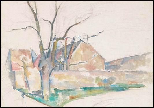 Paul Cézanne - Winter Landscape - Hakyarts