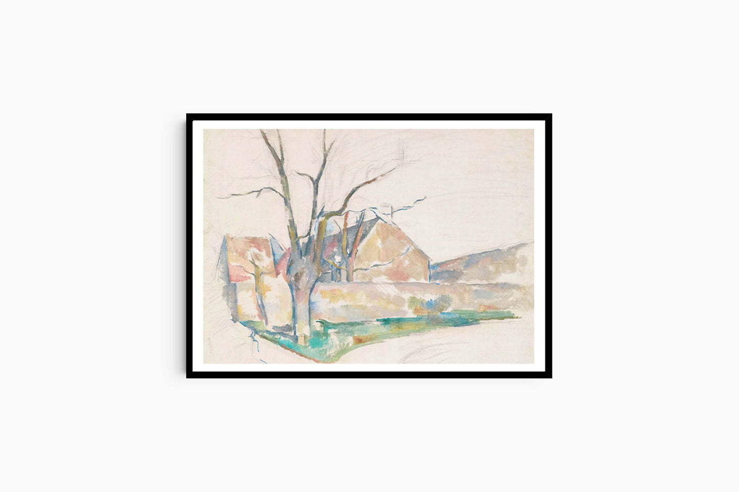 Paul Cézanne - Winter Landscape - Hakyarts