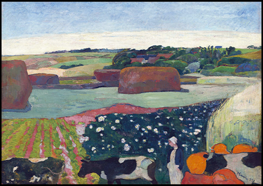 Paul Gauguin - Haystacks in Brittany - Hakyarts