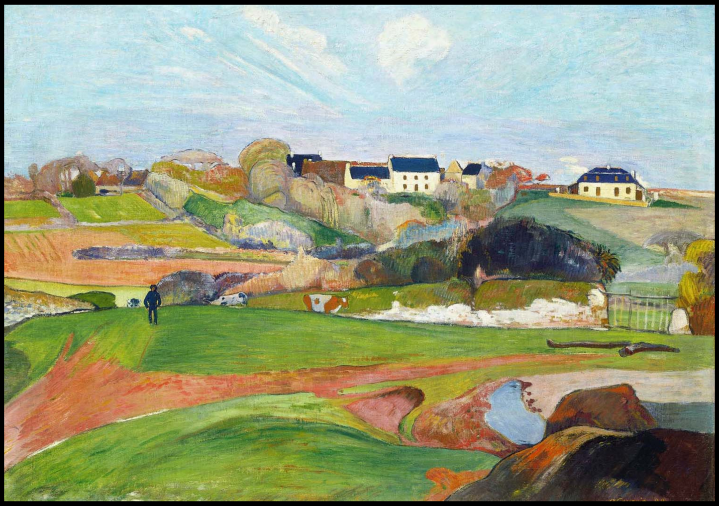 Paul Gauguin - Landscape at Le Pouldu - Hakyarts