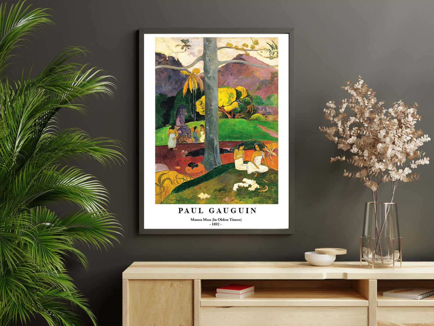 Paul Gauguin - Mama Mua (In Olden Times) Poster - Hakyarts