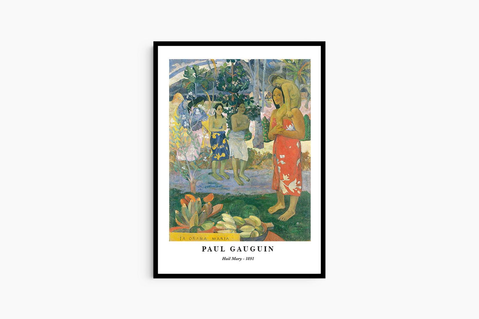 Paul Gauguin - Mama Mua (In Olden Times) Poster - Hakyarts