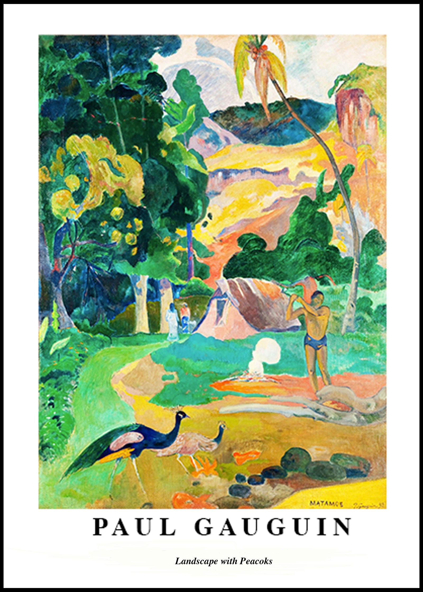 Paul Gauguin  - Matamoe Poster - Hakyarts