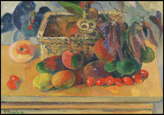 Paul Gauguin - Still Life with Basket and Fruits - Hakyarts