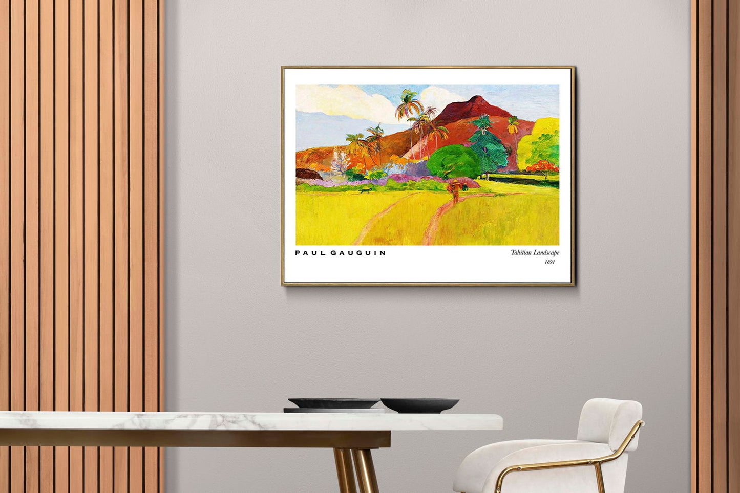 Paul Gauguin - Tahitian Landscape No 2 Poster - Hakyarts