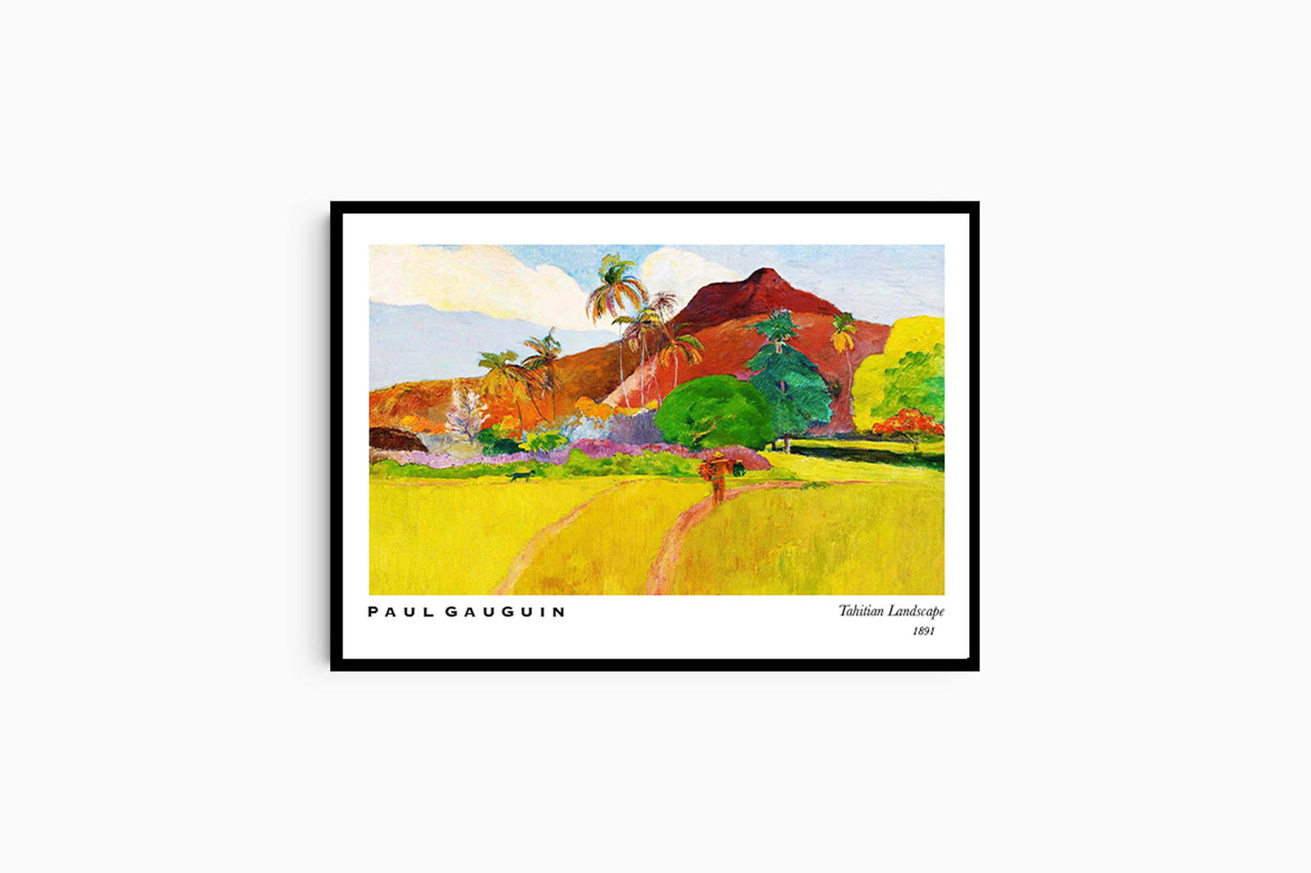 Paul Gauguin - Tahitian Landscape No 2 Poster - Hakyarts