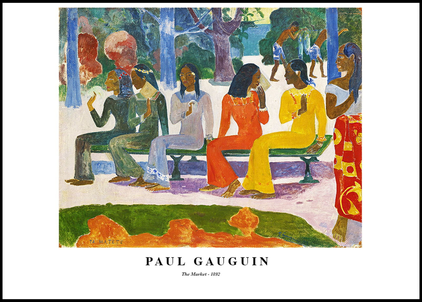 Paul Gauguin - The Market Poster - Hakyarts