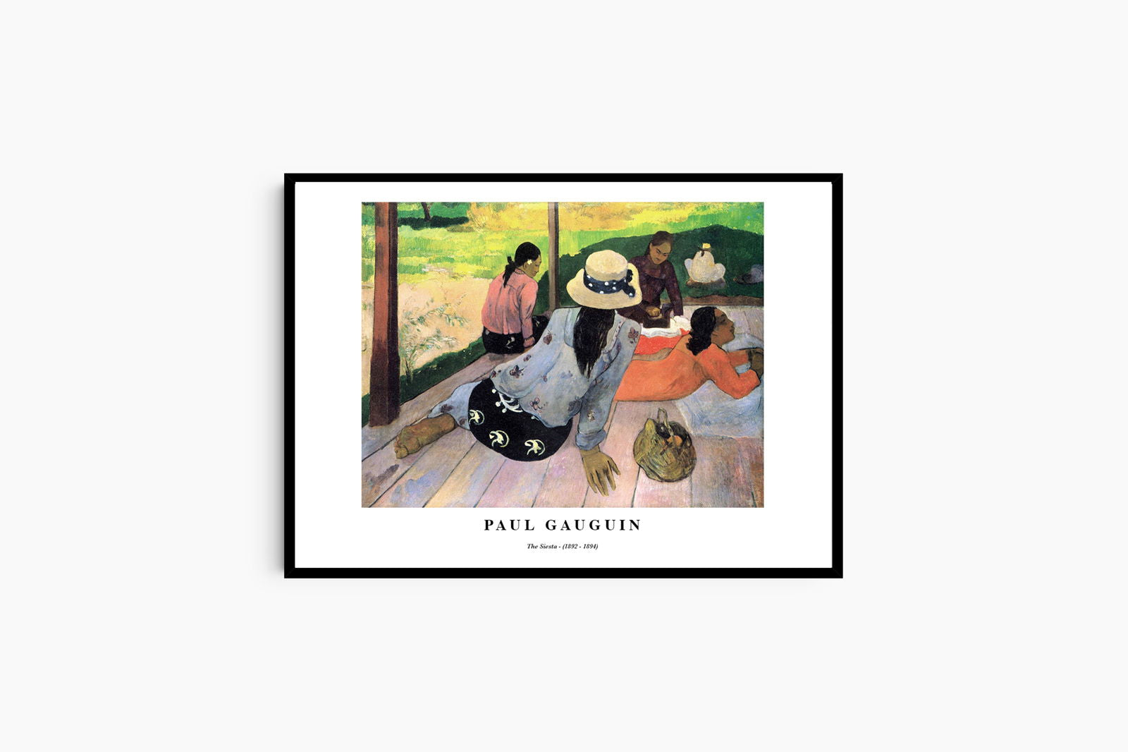 Paul Gauguin - The Siesta Poster - Hakyarts