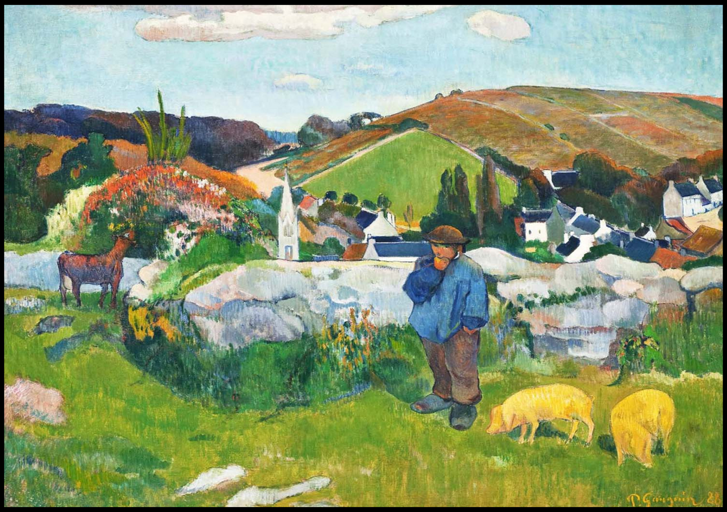 Paul Gauguin - The Swineherd - Hakyarts