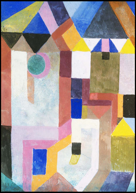 Paul Klee - Colorful Architecture - Hakyarts